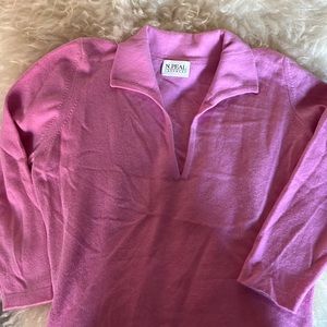 Vintage 100% Cashmere sweater polo